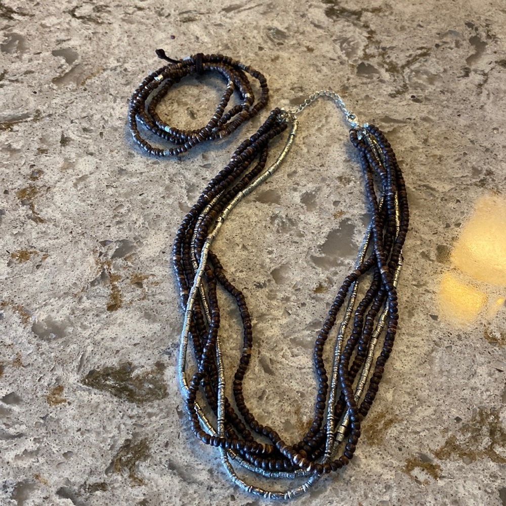 Eddie Bauer necklace and bracelet